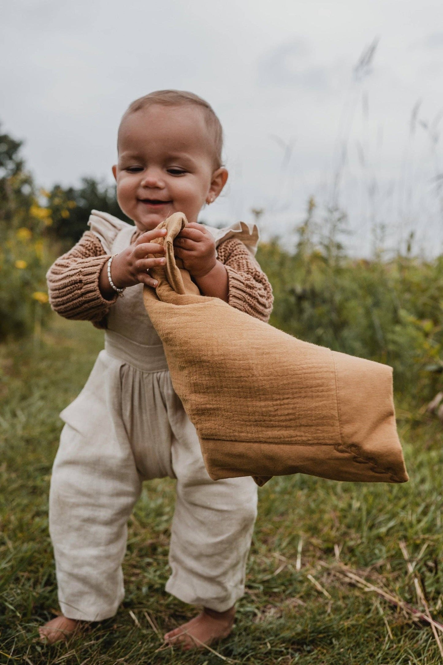 The Mini Cozy Lovey – Organic Cotton Baby Security Comfort