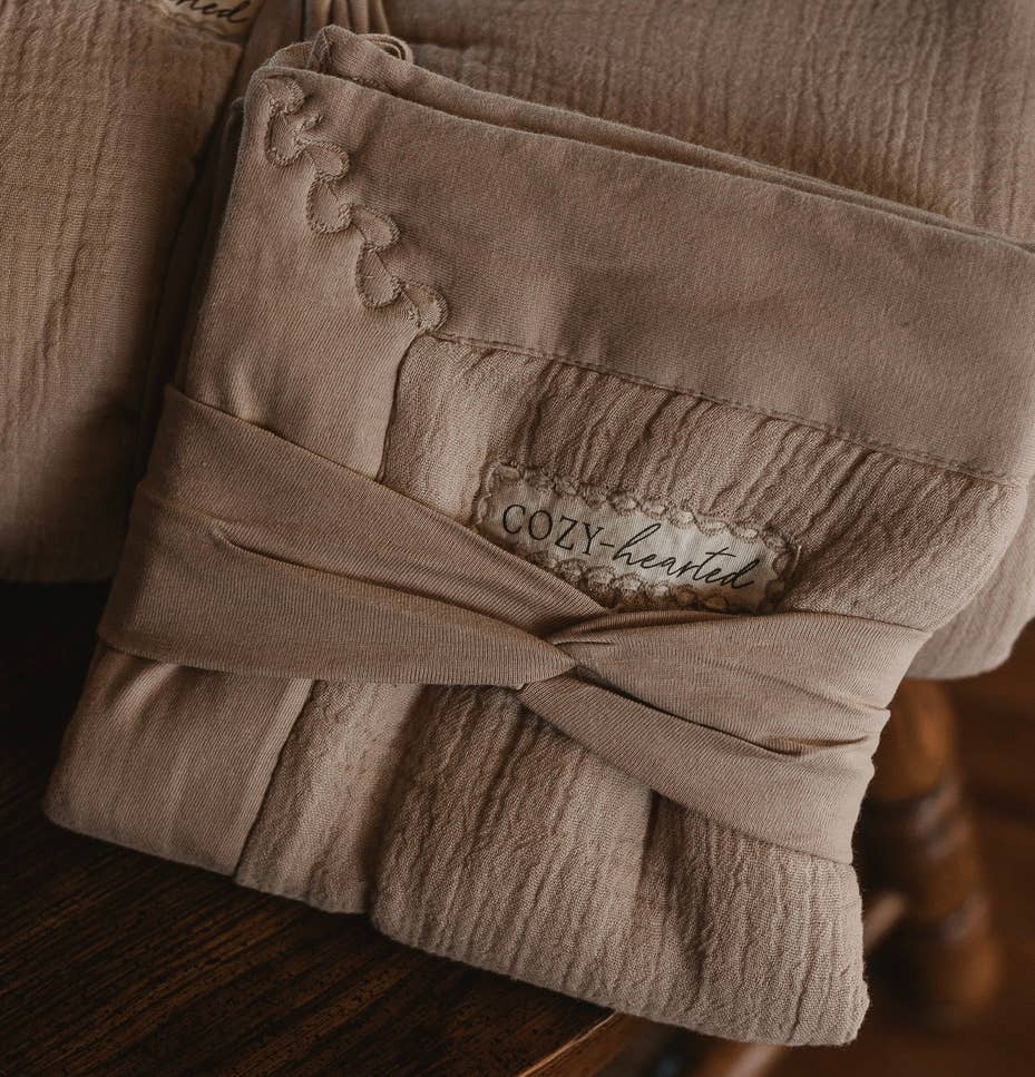 The Mini Cozy Lovey – Organic Cotton Baby Security Comfort