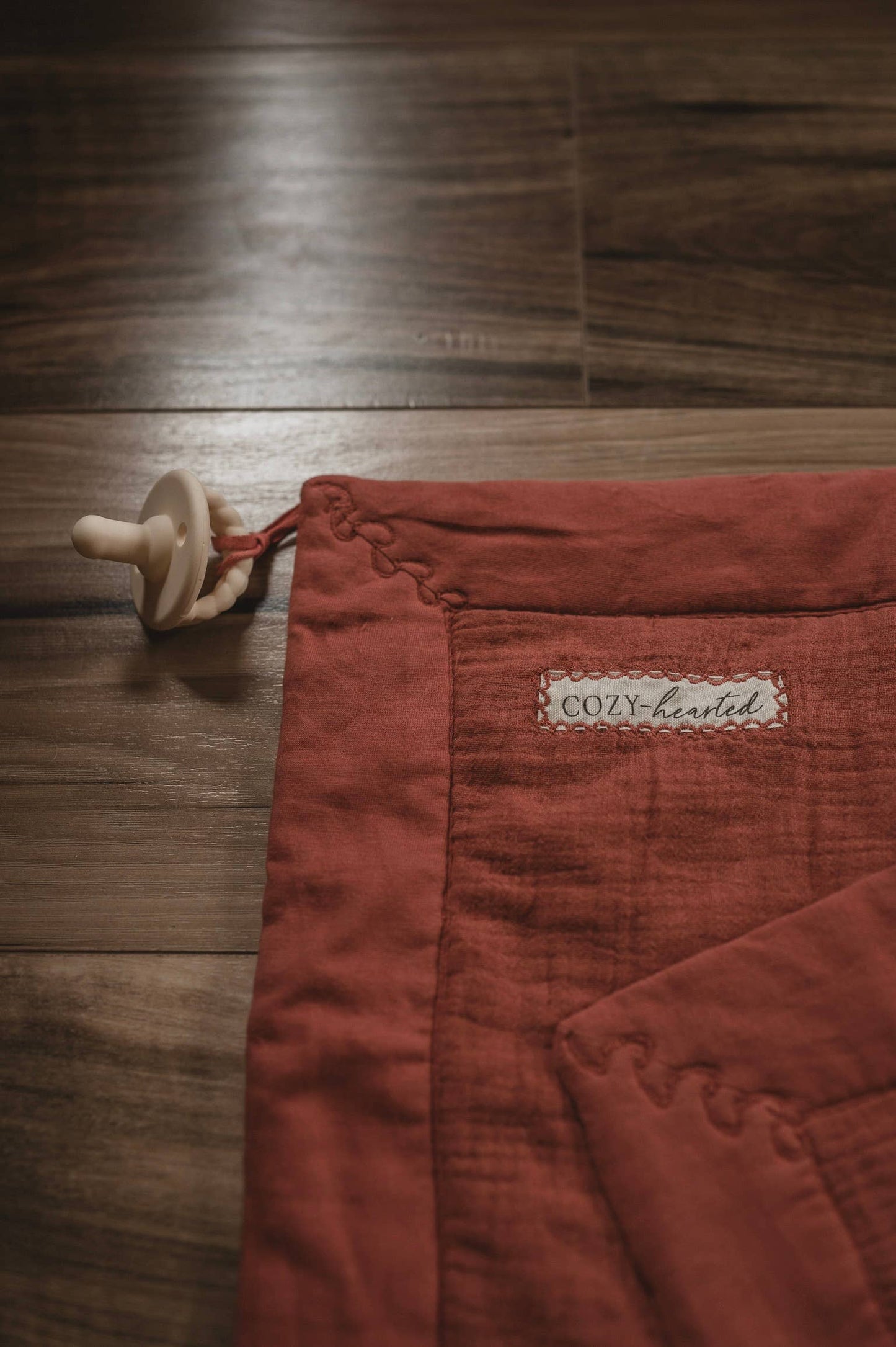 The Mini Cozy Lovey – Organic Cotton Baby Security Comfort