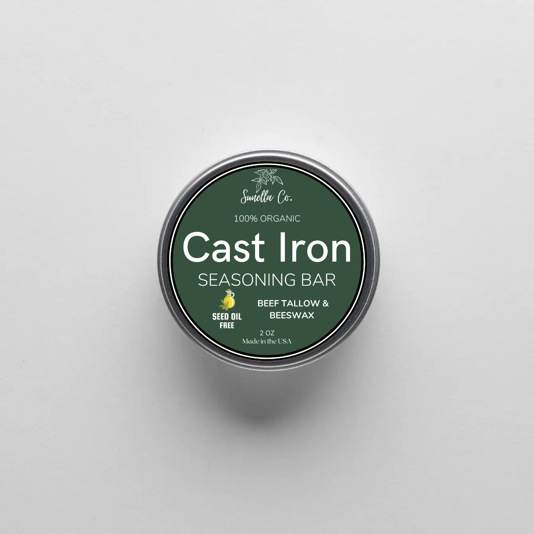 Cast Iron Seasoning Bar | SEED OIL FREE