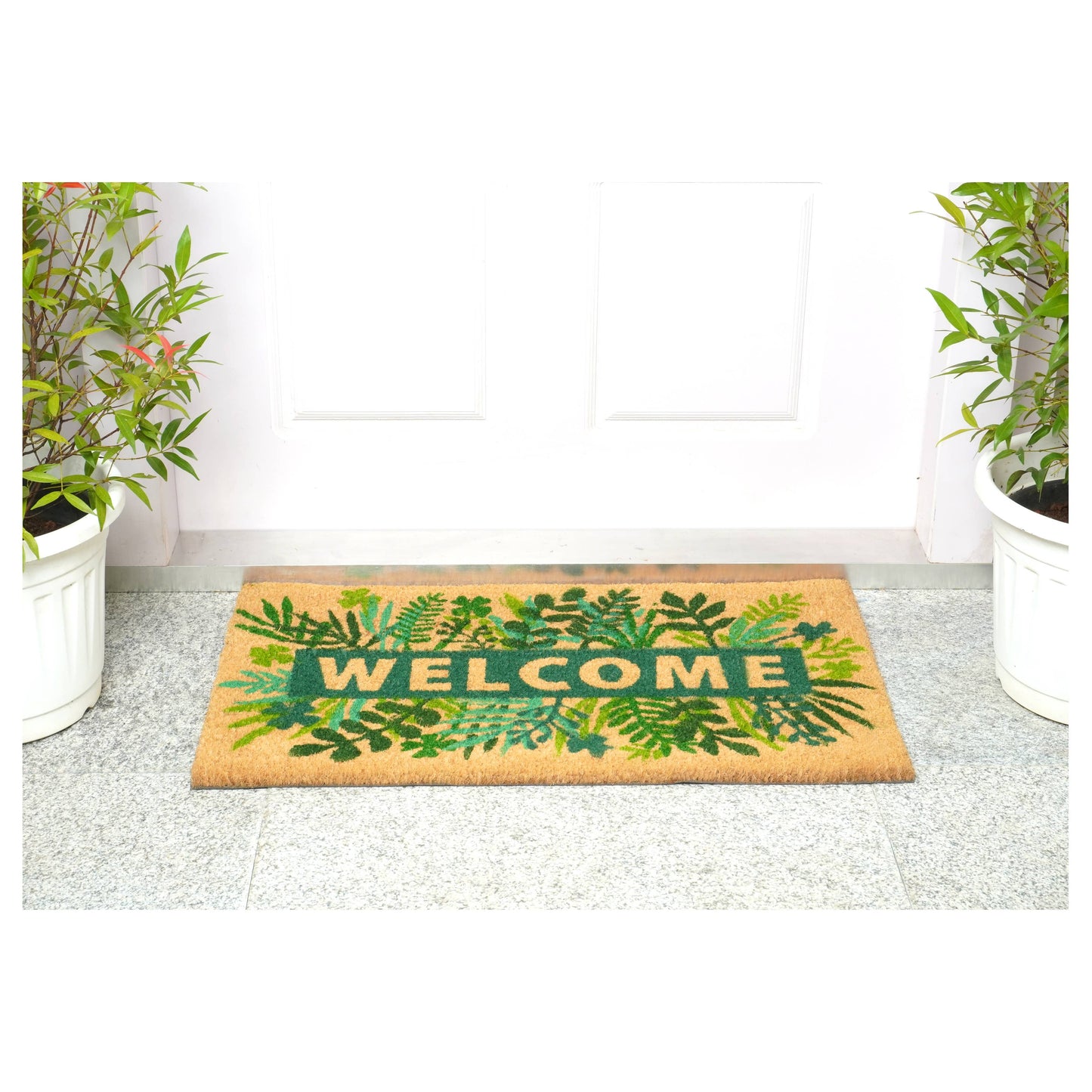 Greenery Welcome Doormat