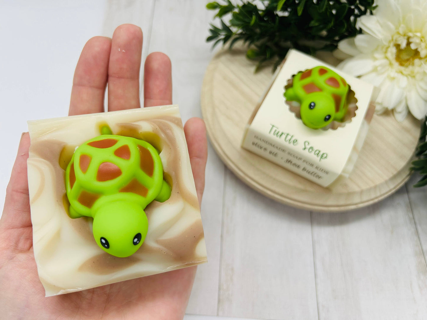 Turtle Soap Bar for Kids