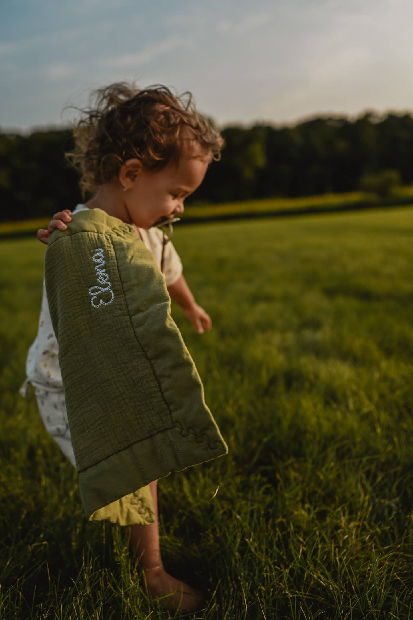 The Mini Cozy Lovey – Organic Cotton Baby Security Comfort