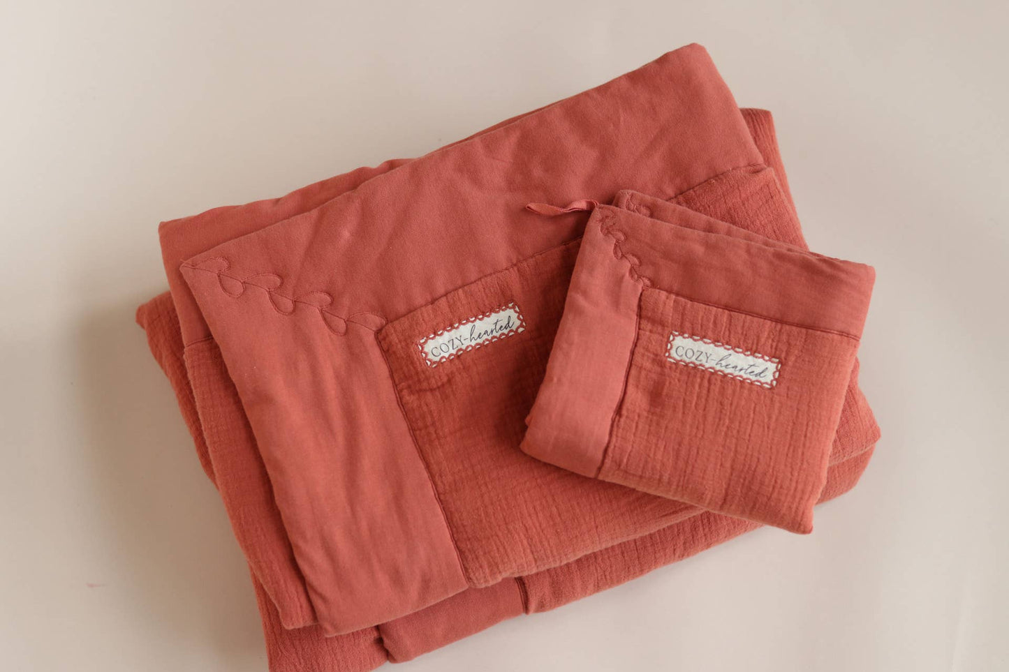 The Mini Cozy Lovey – Organic Cotton Baby Security Comfort