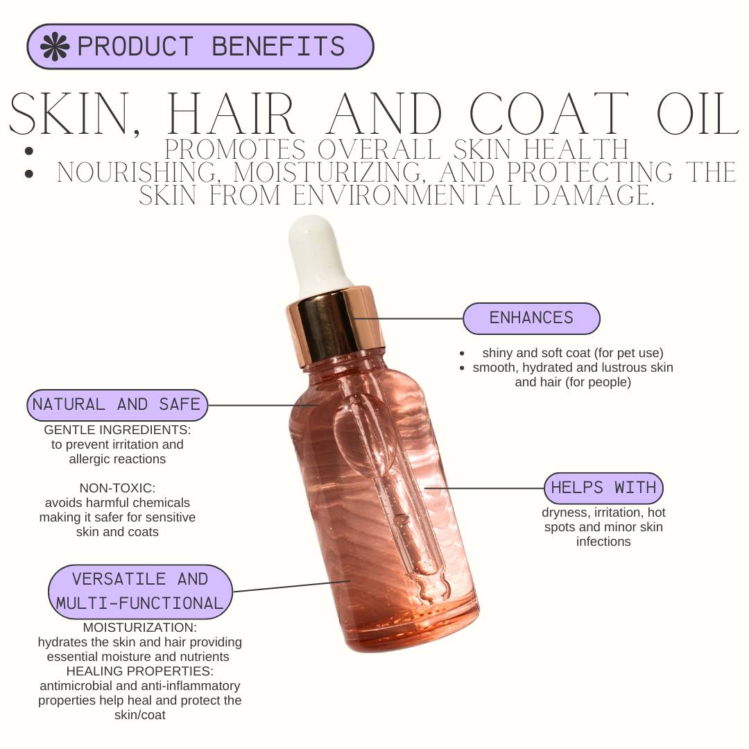 Skin, Hair and Coat Oil | 1oz