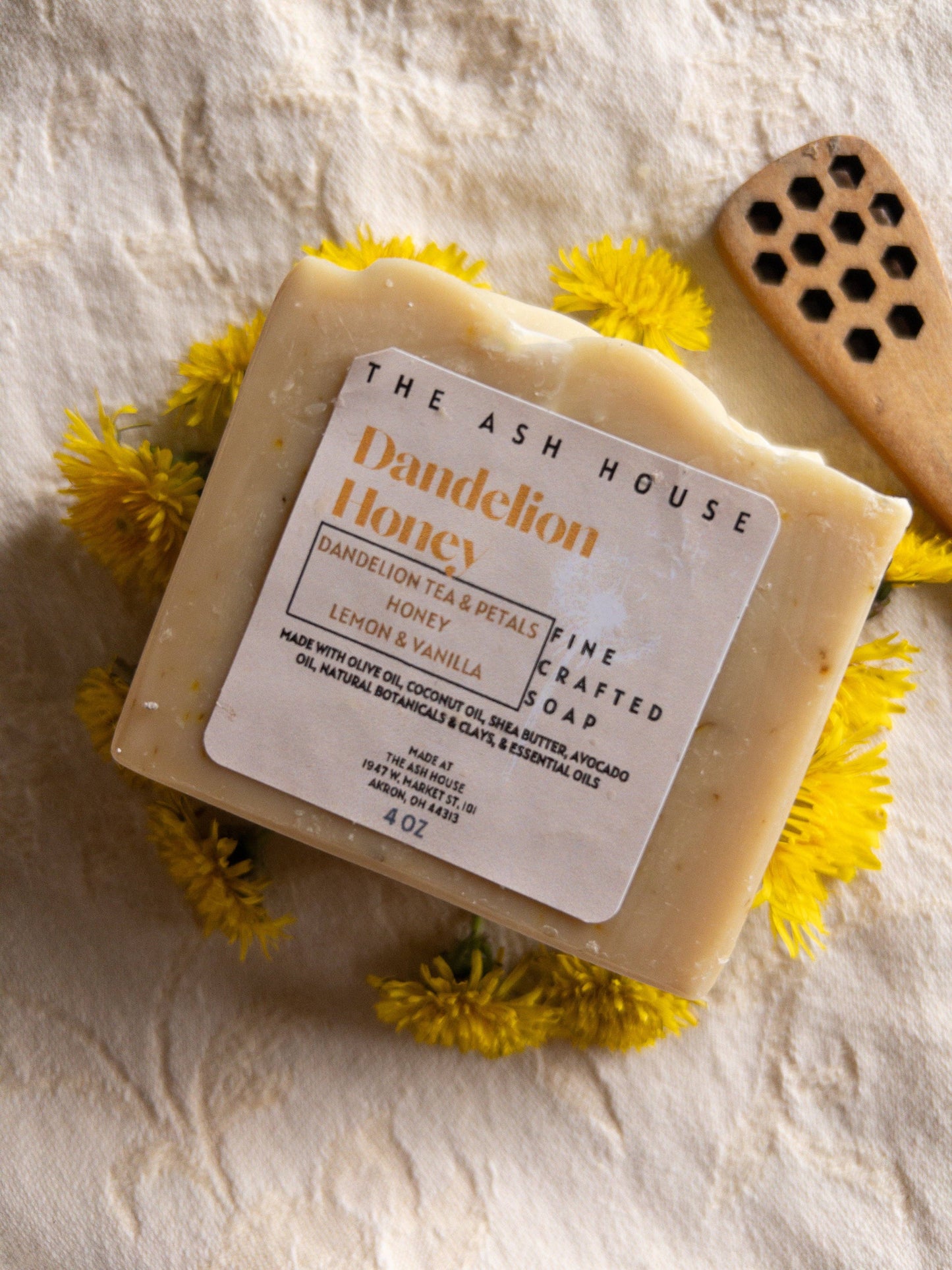 Dandelion Honey Limited Release Handcrafted Palm Free Soap