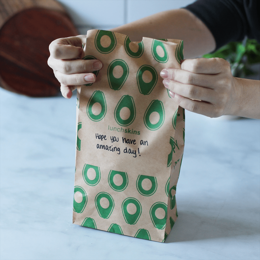Recyclable Paper Lunch Sacs