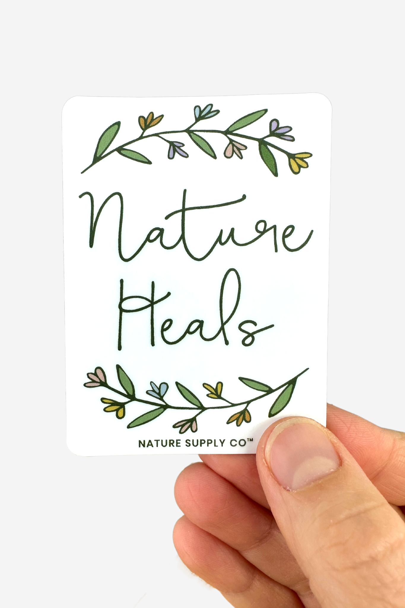 Nature Heals Sticker