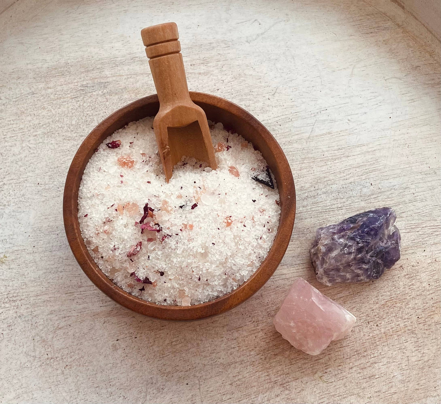 Ruby Rose Herbal Bath Salt Tubes