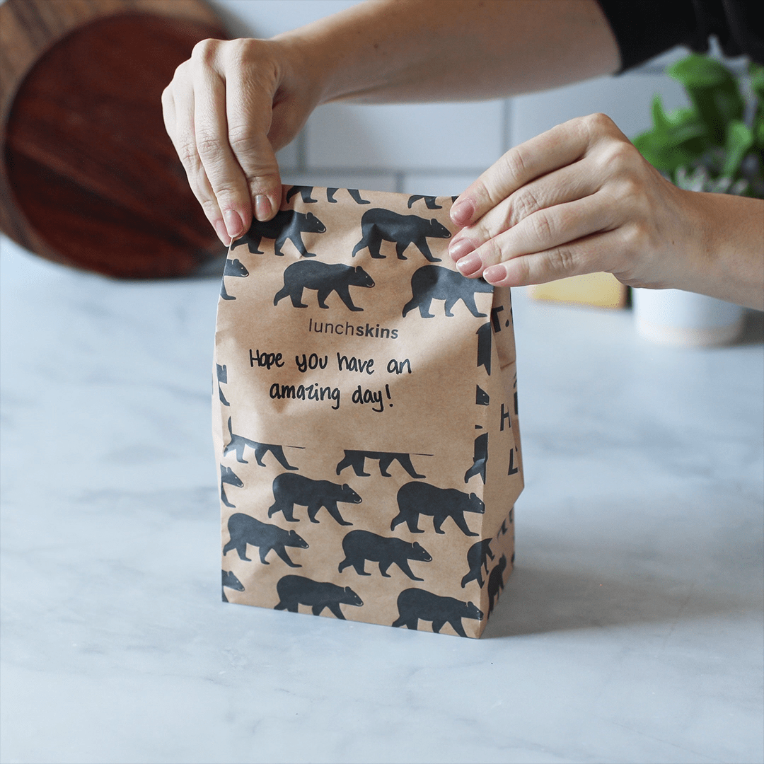 Recyclable Paper Lunch Sacs
