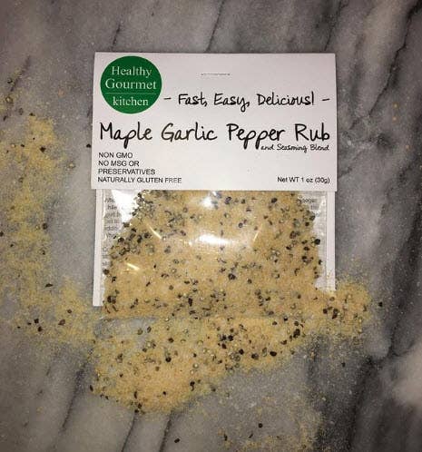 Maple Garlic Black Pepper Rub