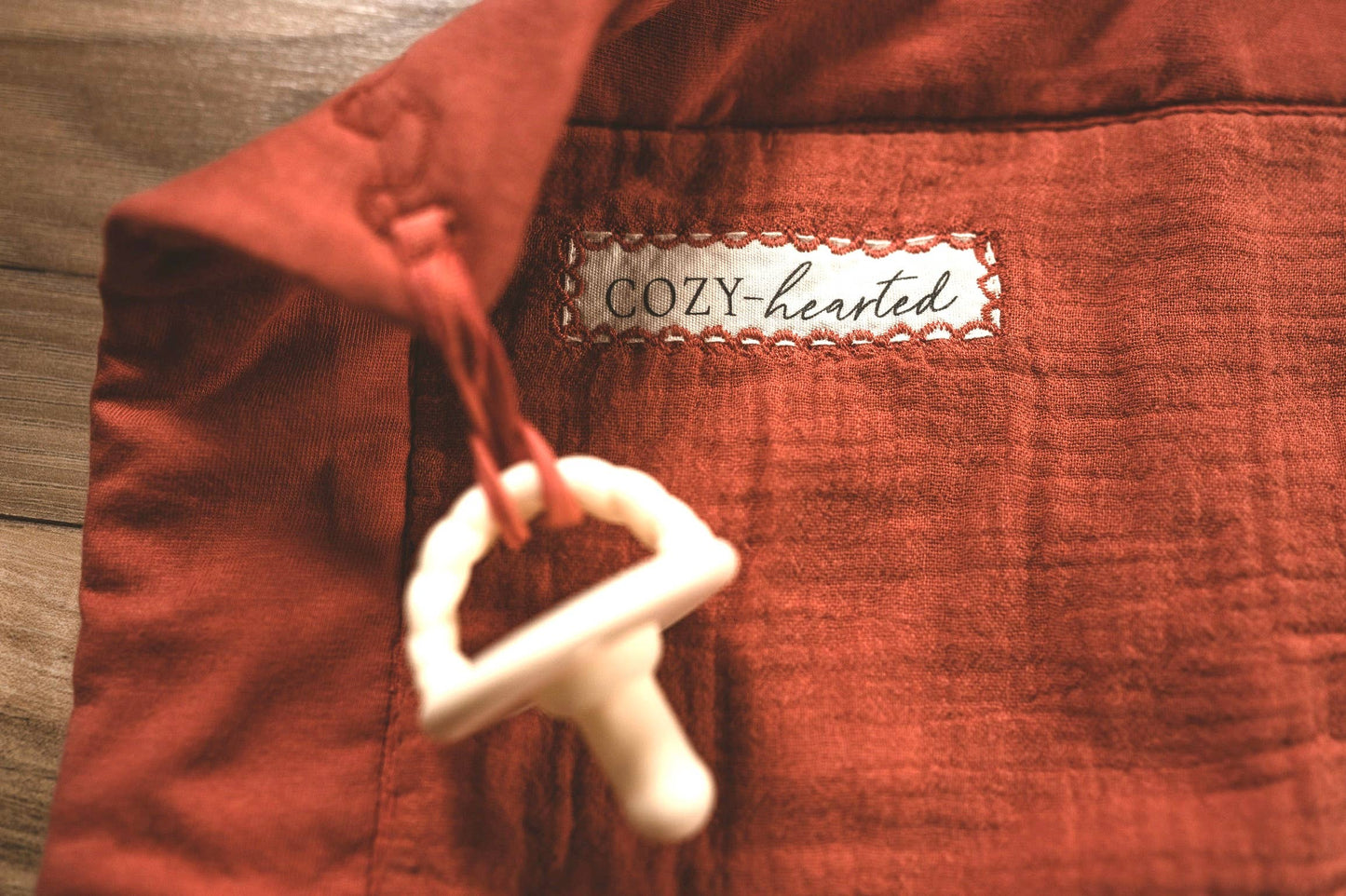 The Mini Cozy Lovey – Organic Cotton Baby Security Comfort