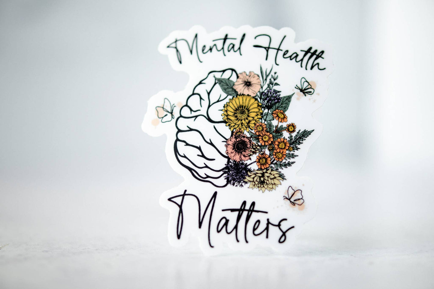 Mental Health Matters, Vinyl Sticker, 3x3 in.