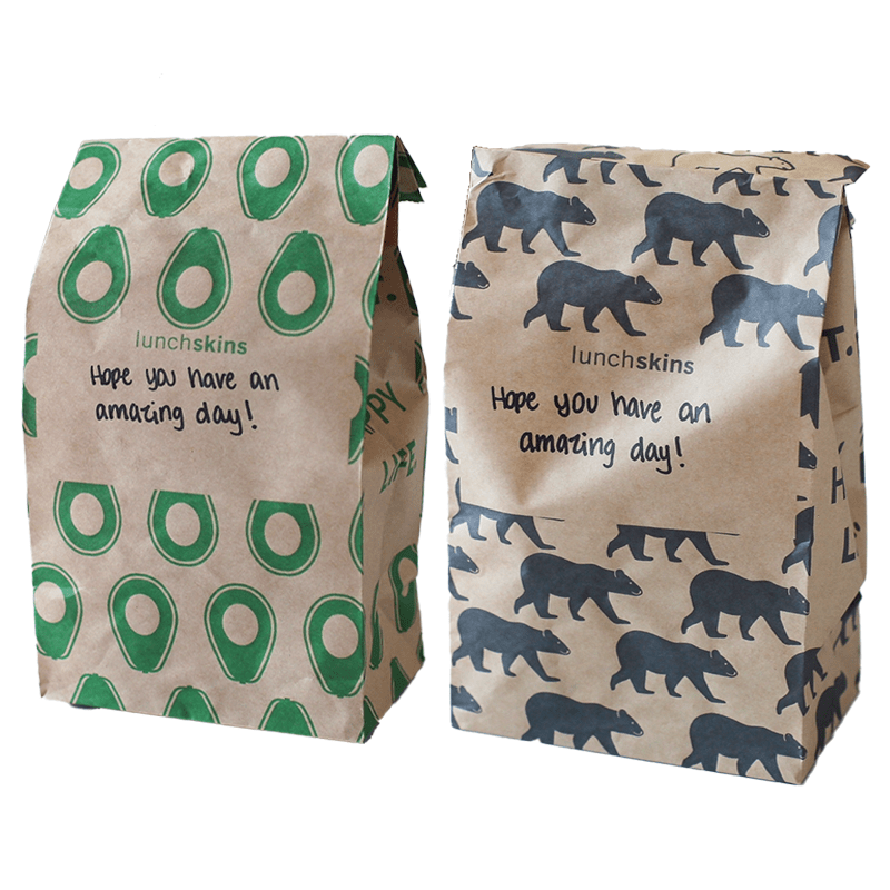 Recyclable Paper Lunch Sacs