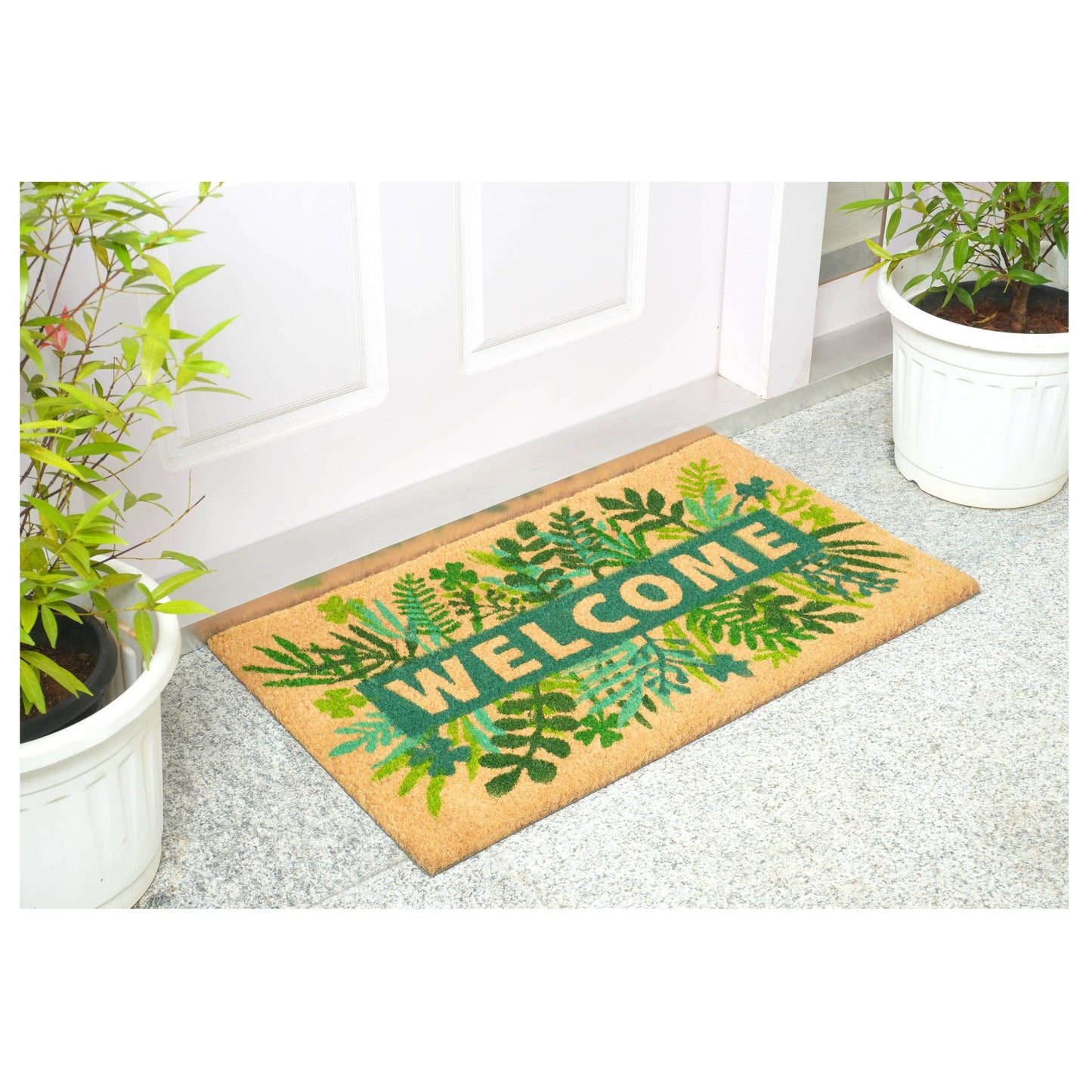 Greenery Welcome Doormat
