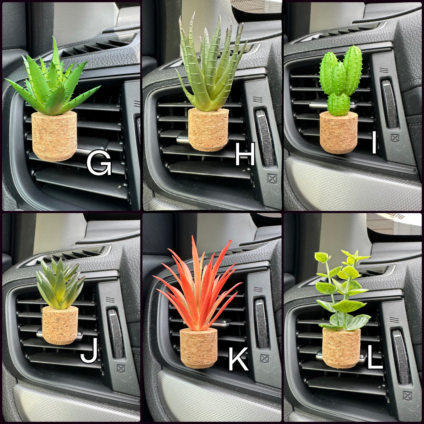 Plant Car Vent Clip Air Freshener Diffuser