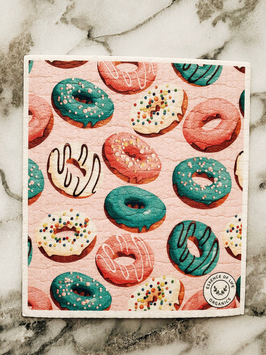 Swedish Dish Cloth, But First, Donuts