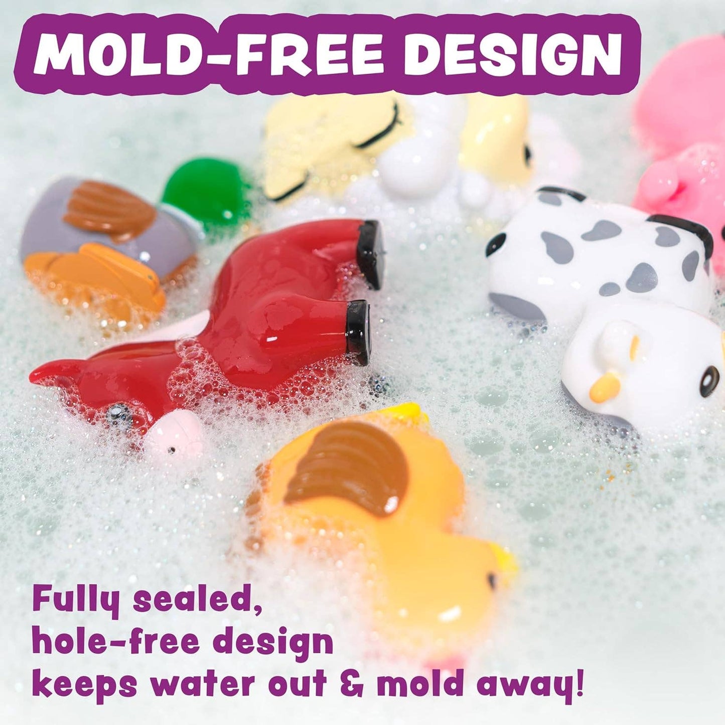 Tub Works® Barnyard™ Mold Free Bath Toys