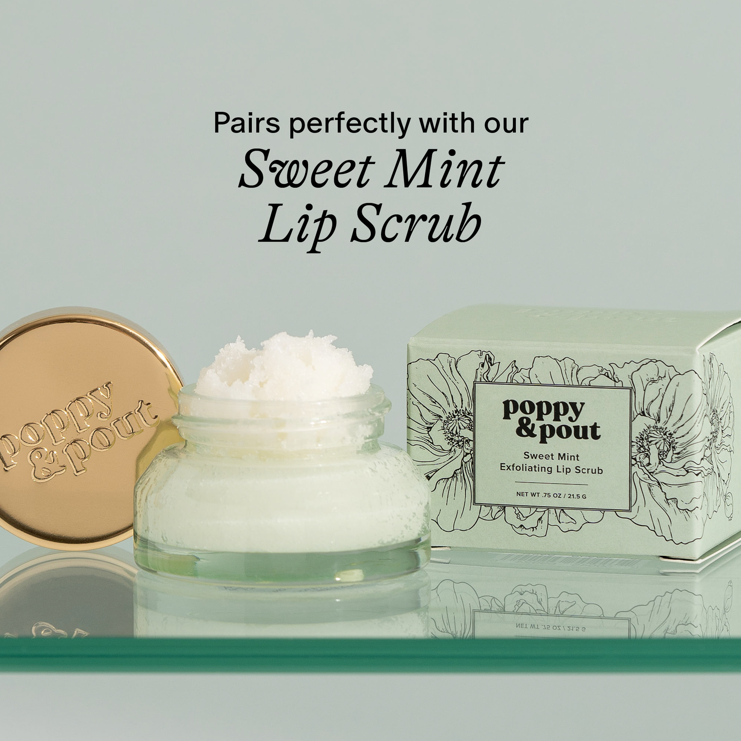 Poppy & Pout Lip Balm - Sweet Mint