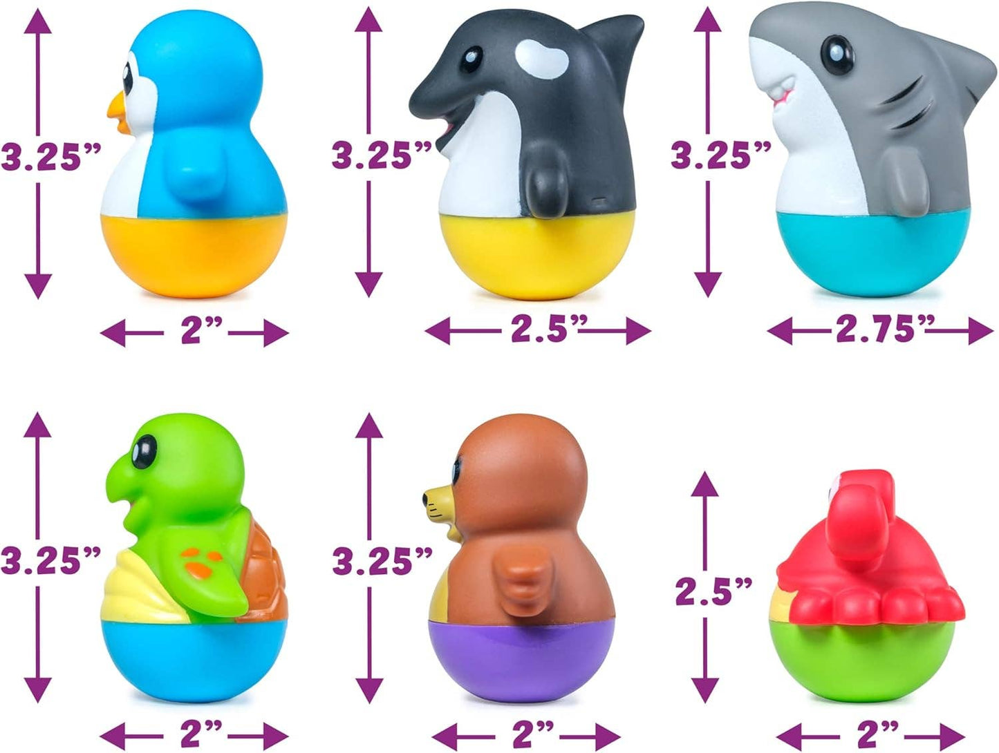 Tub Works® Tub Bobbers™ Watertight Bath Toys
