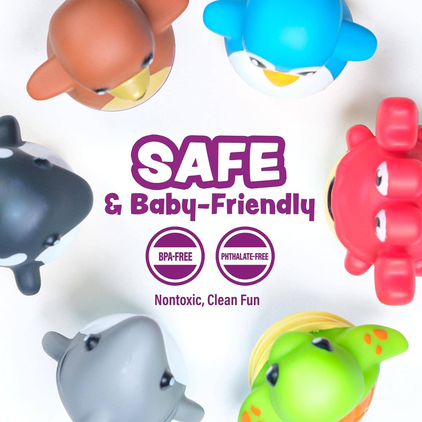 Tub Works® Tub Bobbers™ Watertight Bath Toys