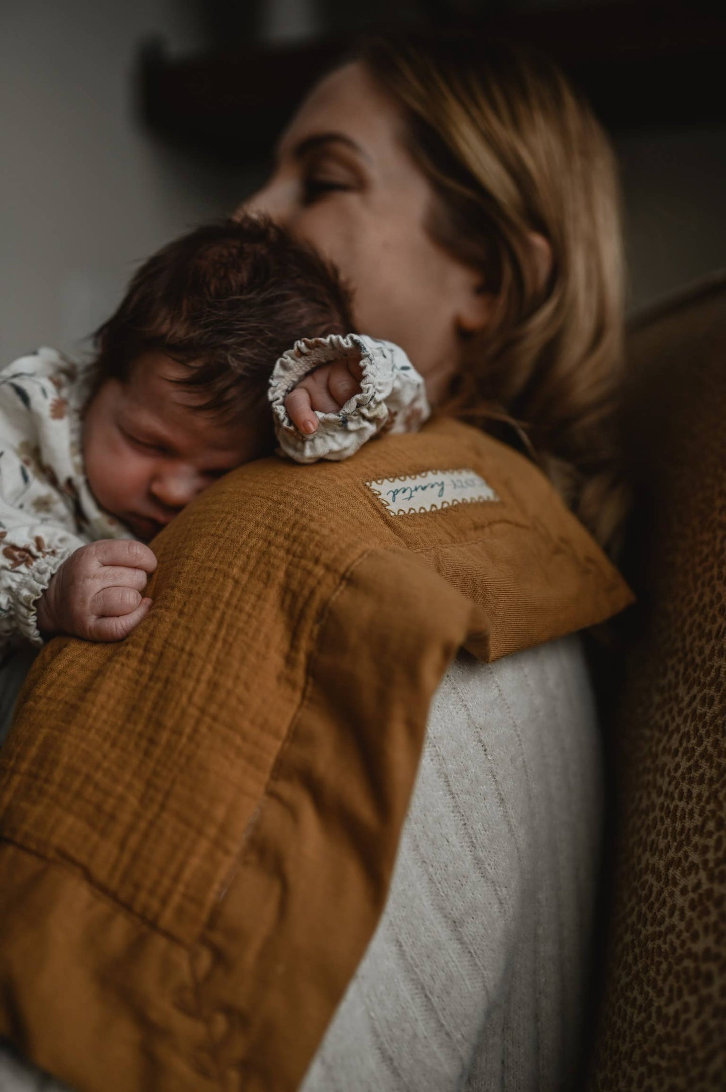 The Mini Cozy Lovey – Organic Cotton Baby Security Comfort