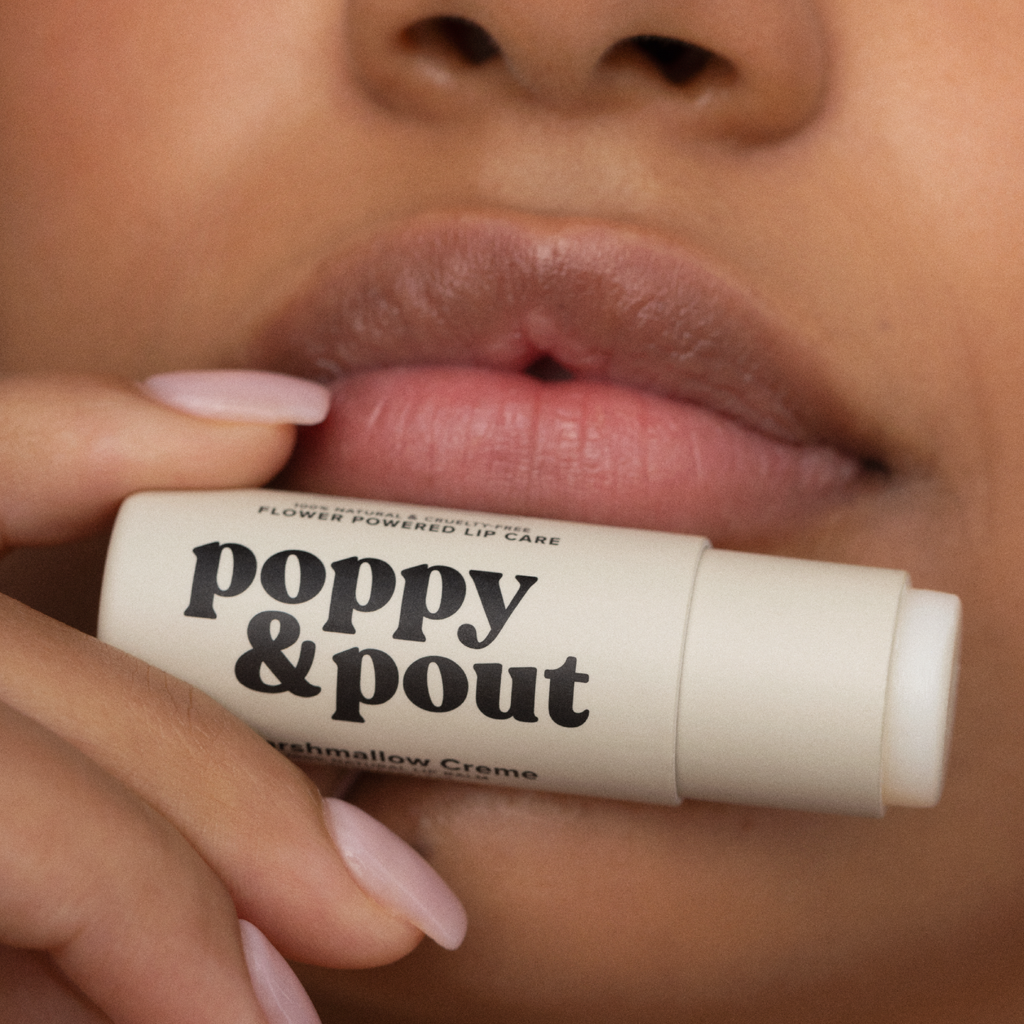 Poppy & Pout Lip Balm - Marshmallow Creme