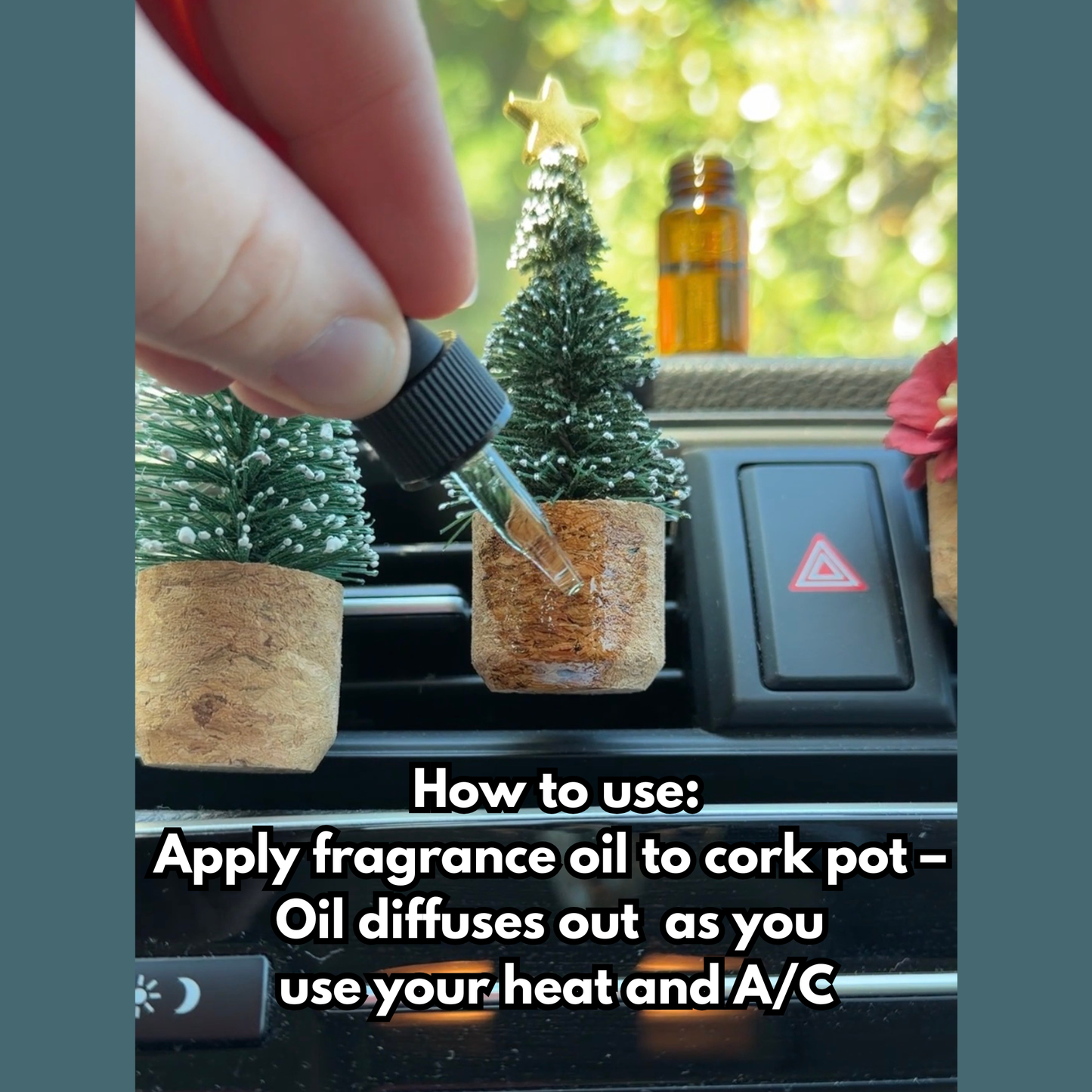 Christmas Tree Vent Clip Car Air Freshener