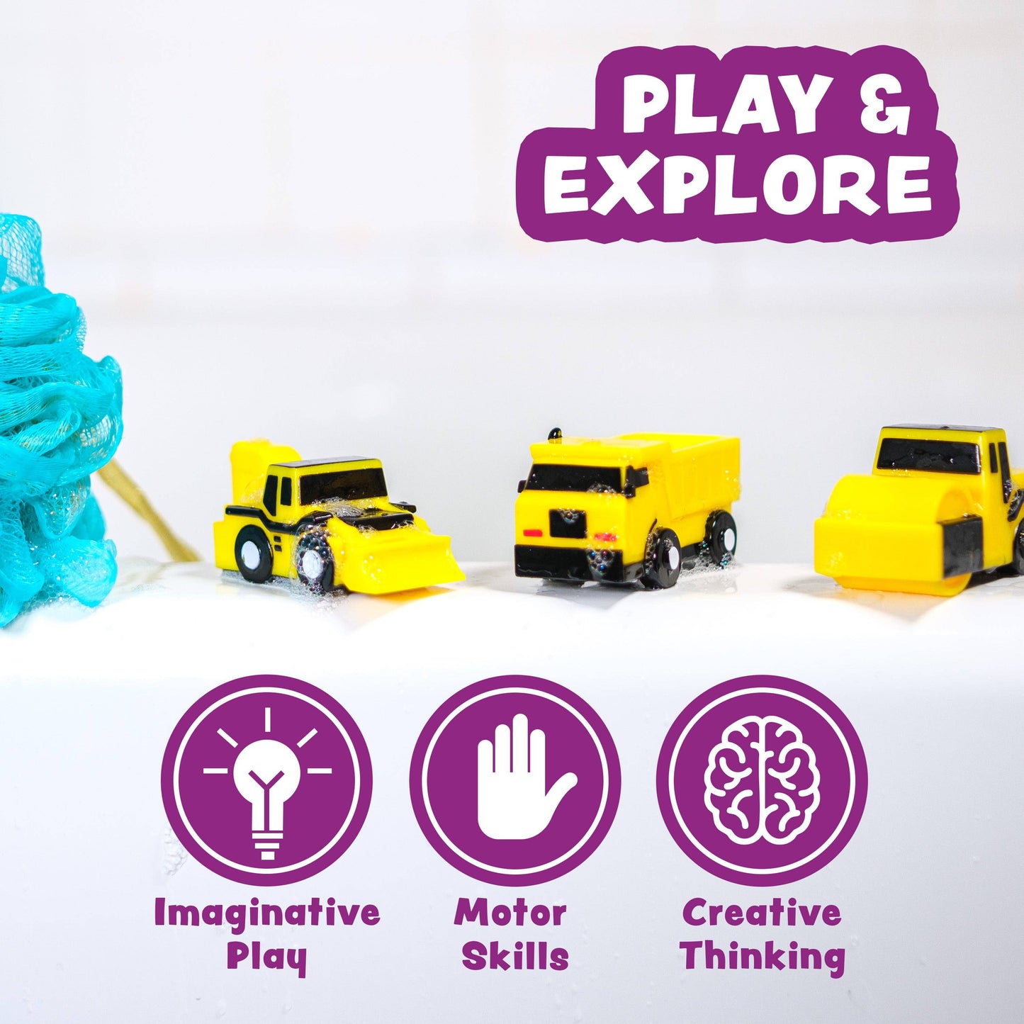 Tub Works® Construction™ Trucks Mold Free