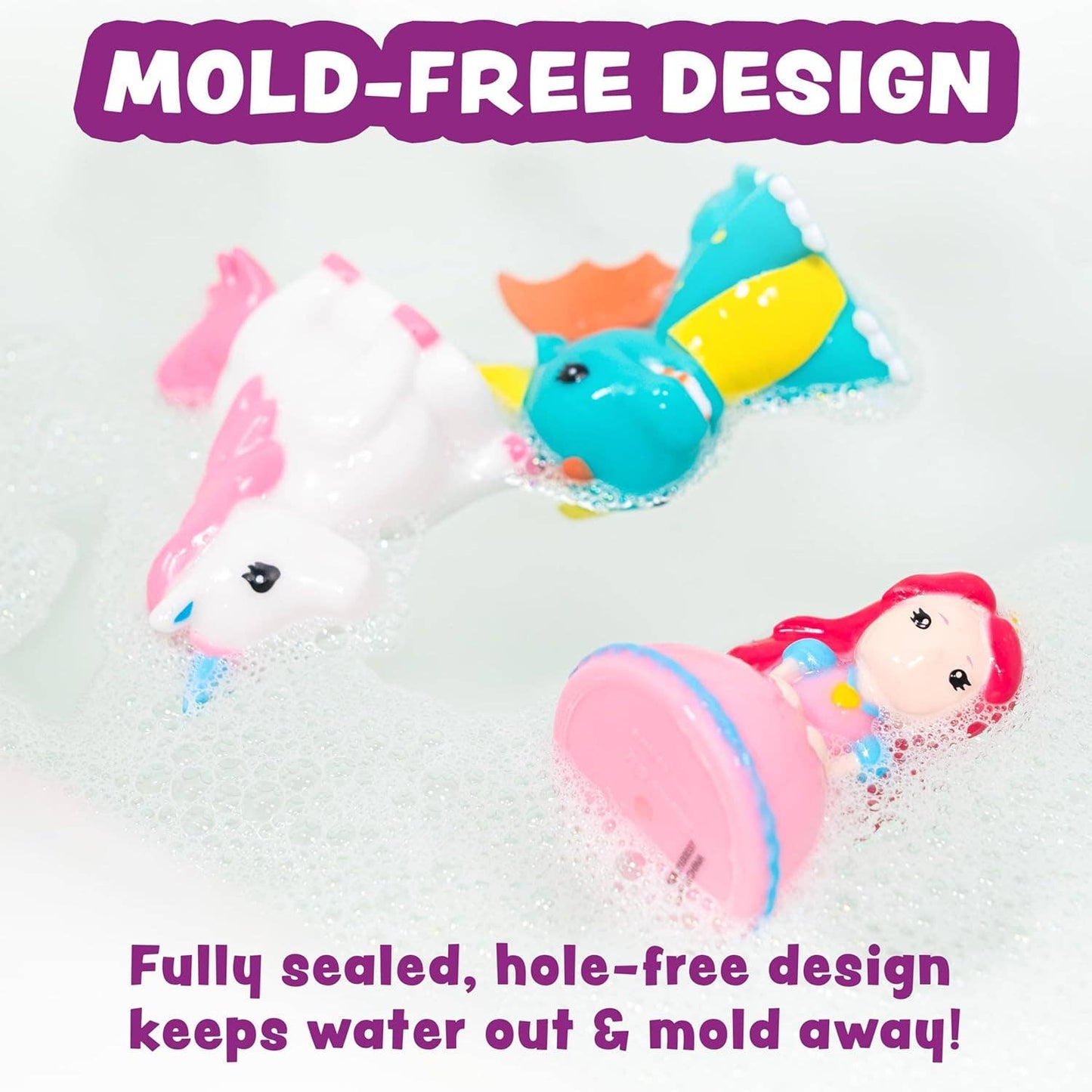 Tub Works® Fantasy™ Mold Free Bath Toys