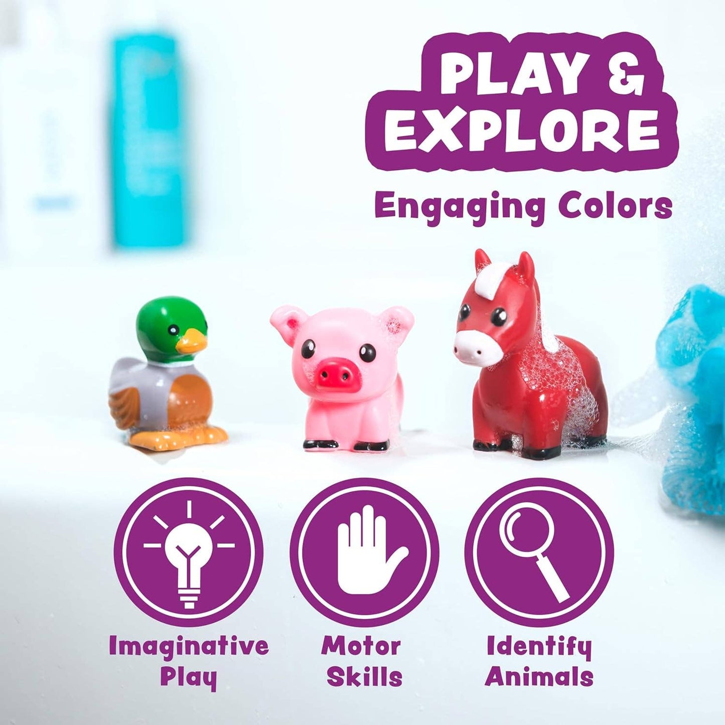 Tub Works® Barnyard™ Mold Free Bath Toys