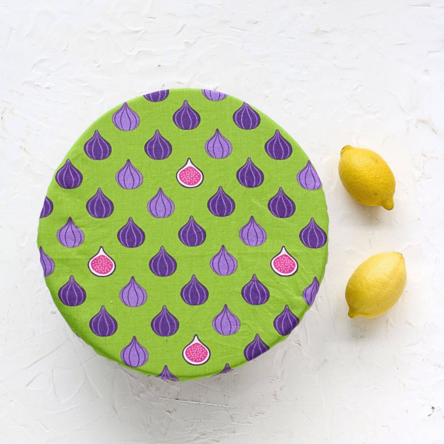 Reusable Bowl and Plate Cover ⋆ Figs | 100% Cotton Fabric