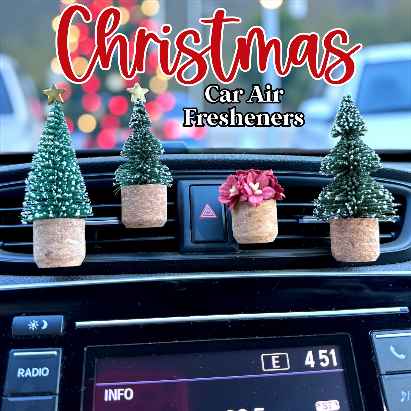 Christmas Tree Vent Clip Car Air Freshener
