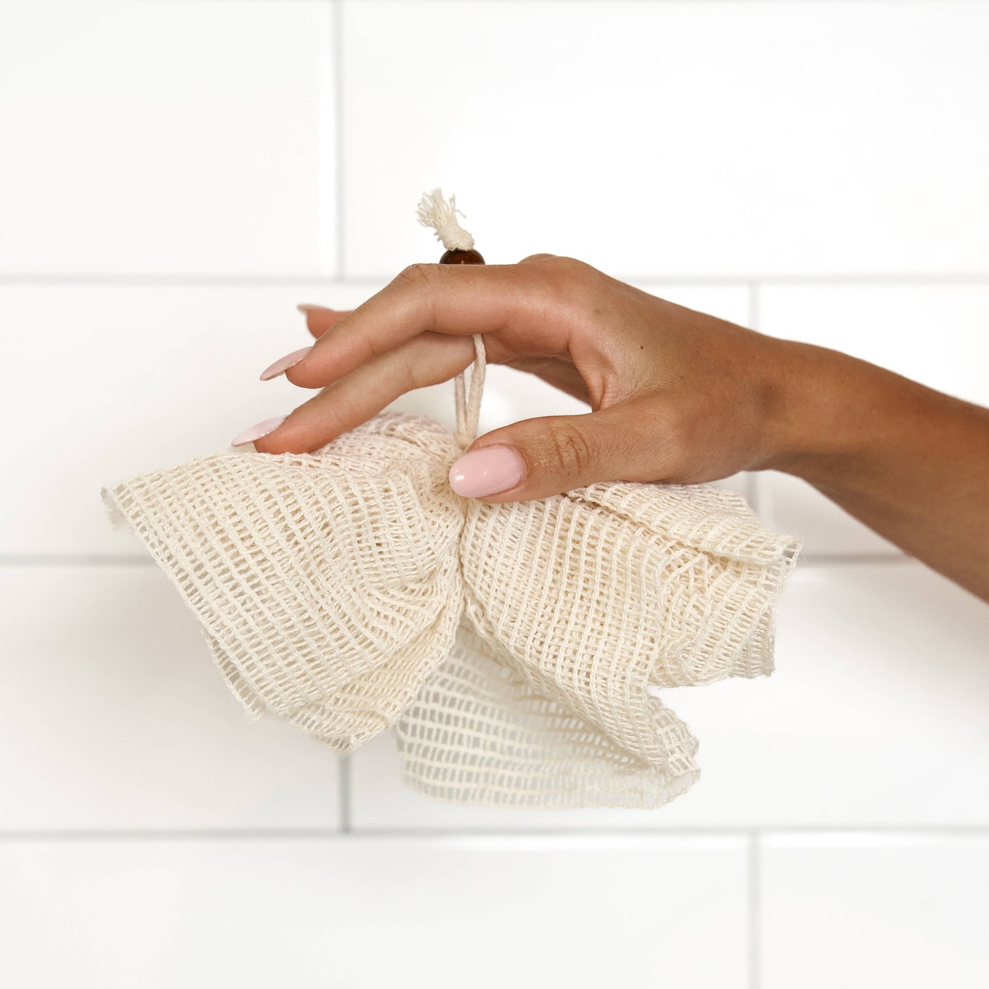 Shower Pouf | Ramie Exfoliating Sponge | Stocking Stuffer