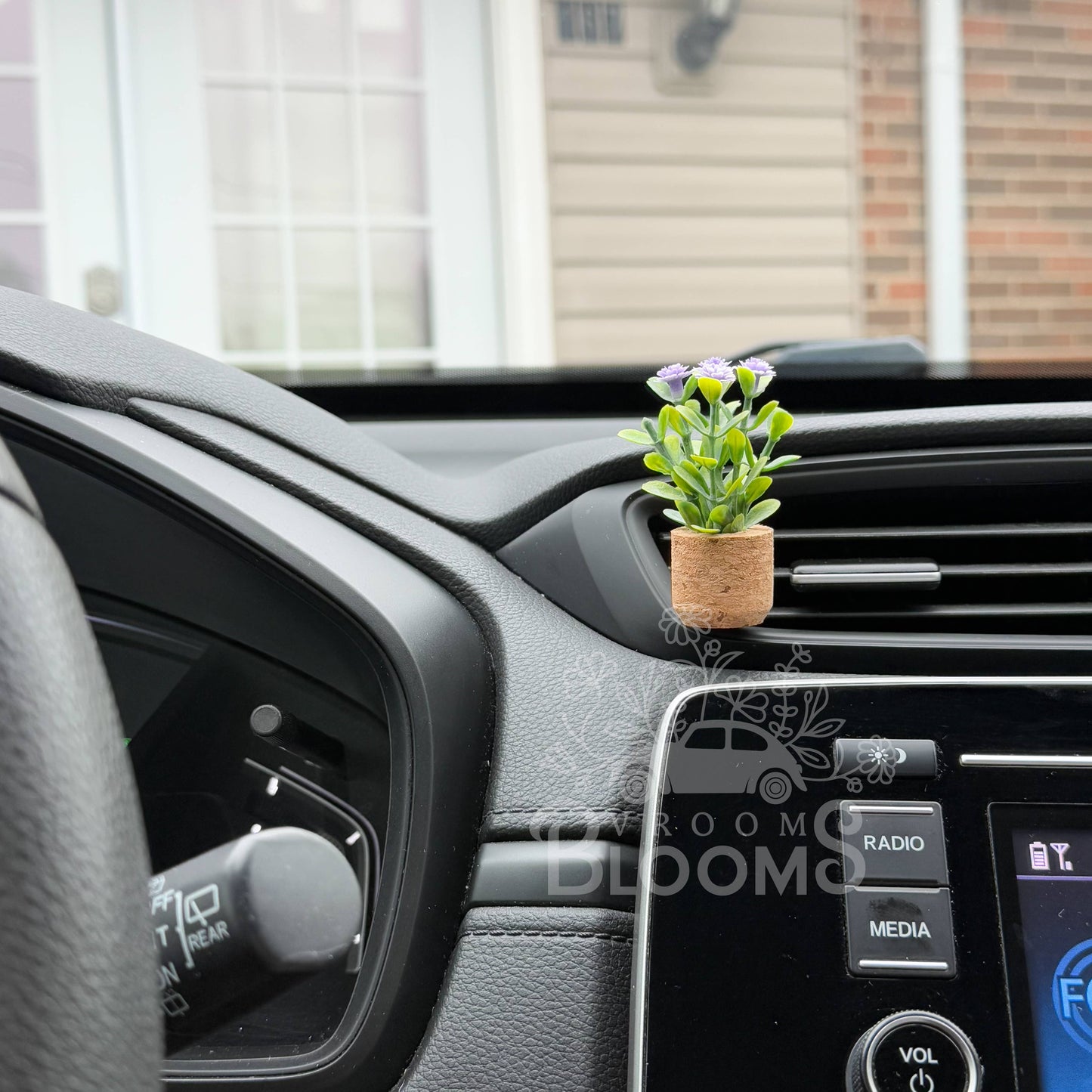 Flower Car Vent Clip Air Freshener Diffuser (Reusable)