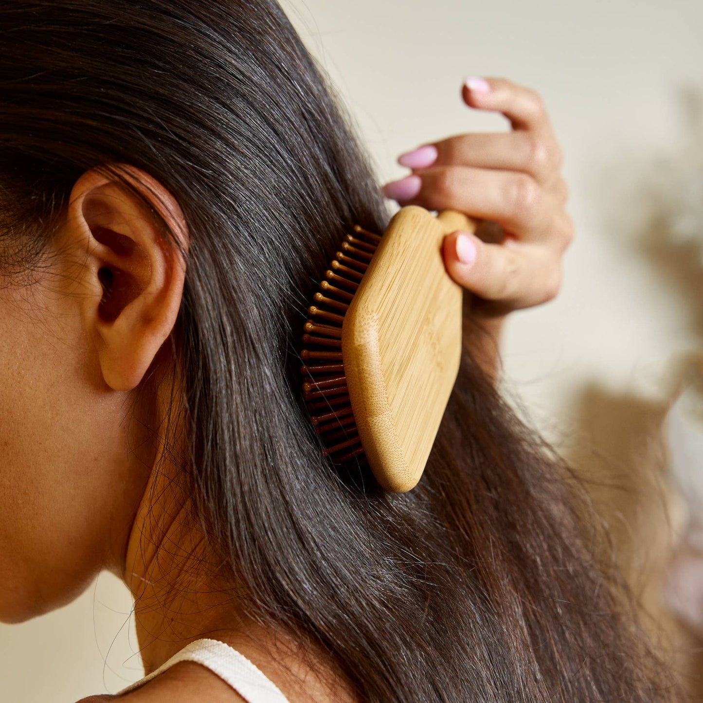 Bamboo Paddle Hairbrush | Small Paddle | Stocking Stuffer