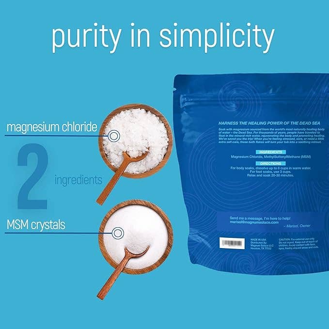 Magnesium Bath Flakes W/ MSM