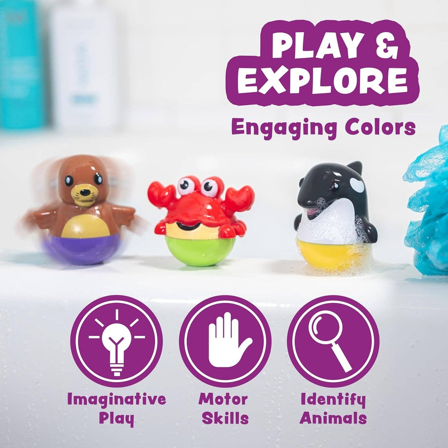 Tub Works® Tub Bobbers™ Watertight Bath Toys
