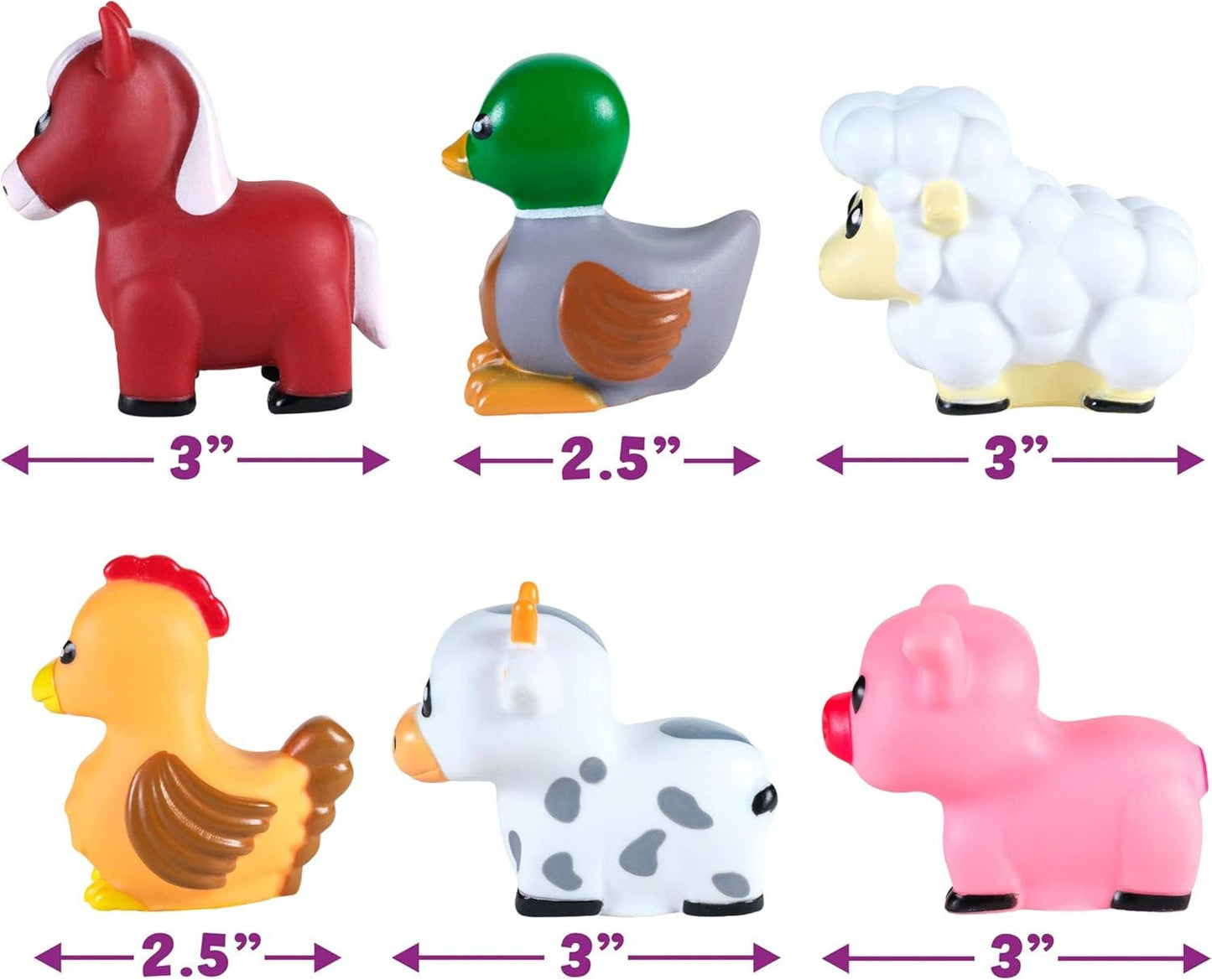 Tub Works® Barnyard™ Mold Free Bath Toys
