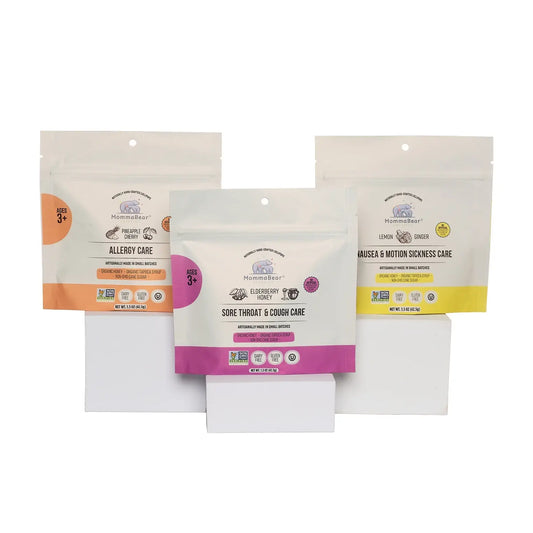 MommaBear Ailment Lollipops | Honey & Fruit