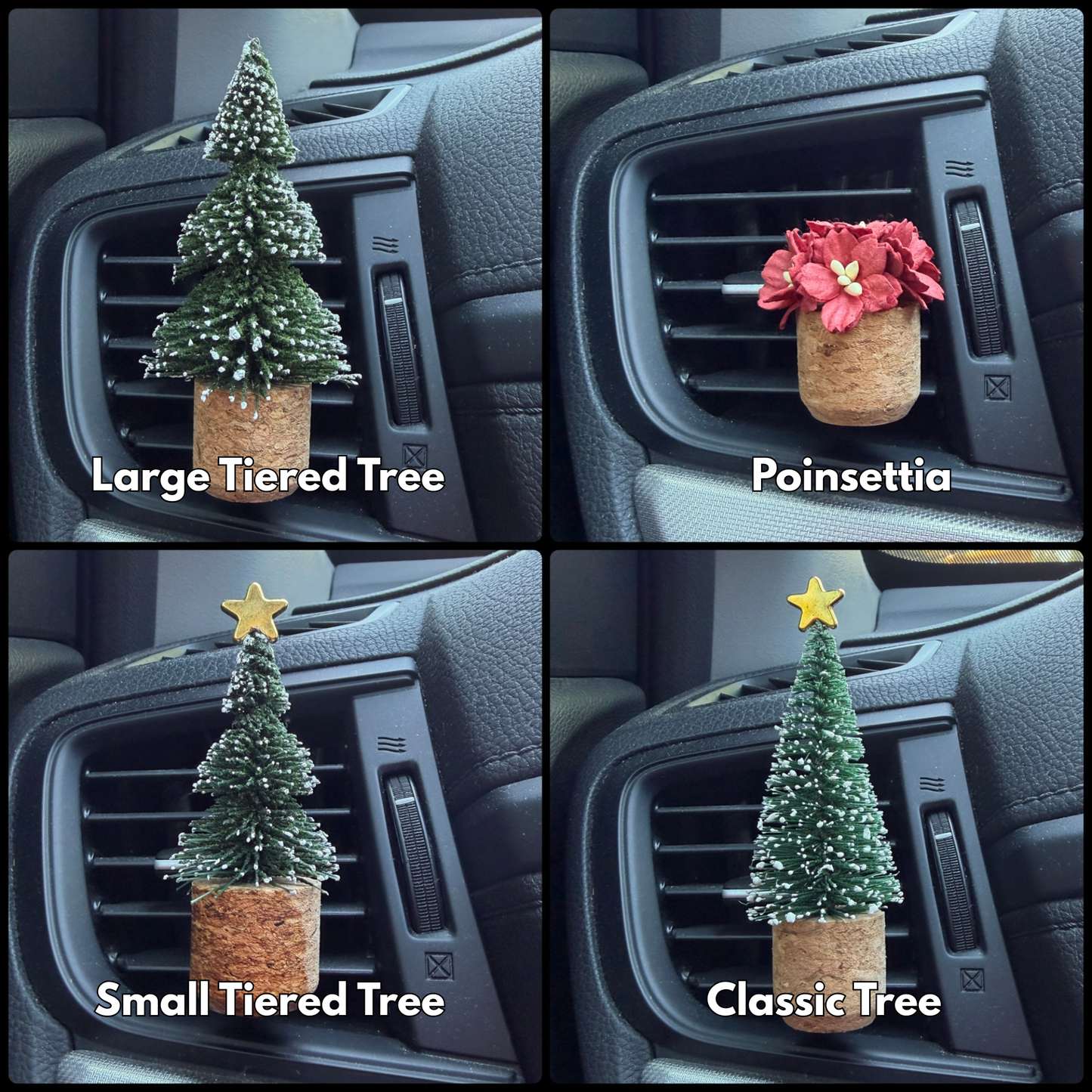 Christmas Tree Vent Clip Car Air Freshener
