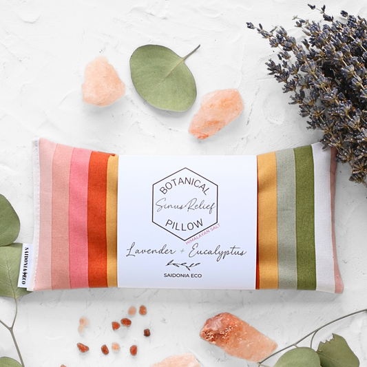 Sinus Relief Pillow Eucalyptus ⋆ Lavender + Himalayan Salt