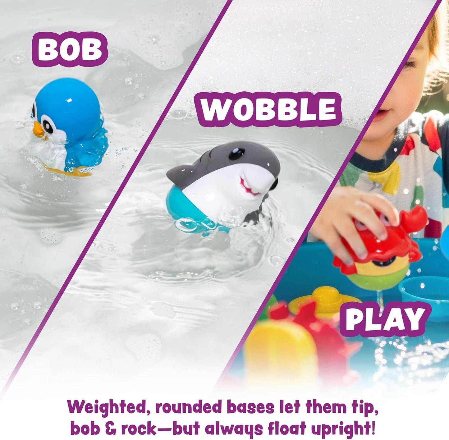 Tub Works® Tub Bobbers™ Watertight Bath Toys