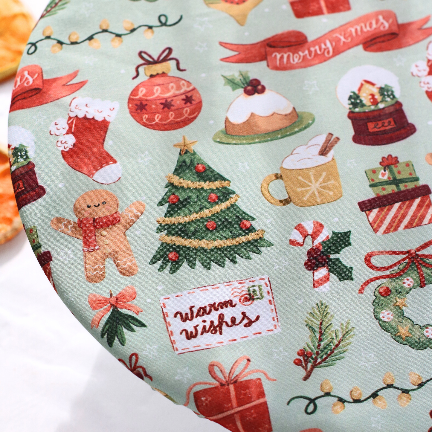 Reusable Bowl Cover ⋆ Christmas Baking