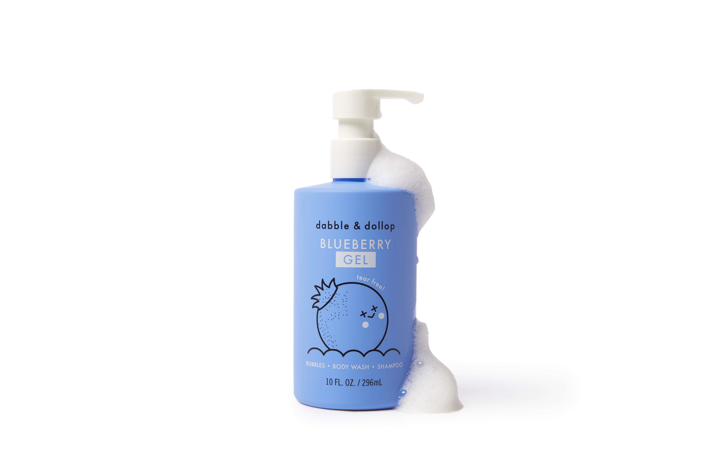 Tear-Free Shampoo, Body Wash, & Bubbles - Blueberry
