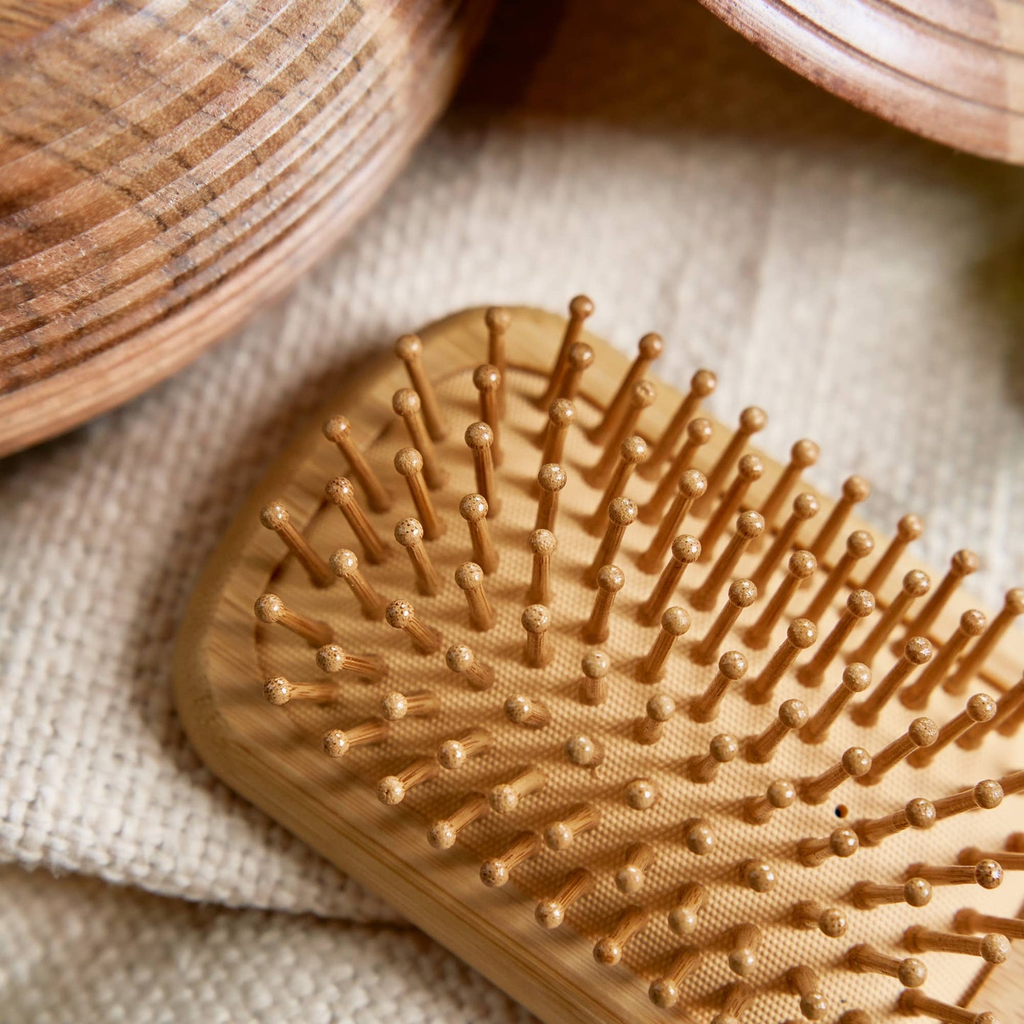 Bamboo Paddle Hairbrush | Small Paddle | Stocking Stuffer