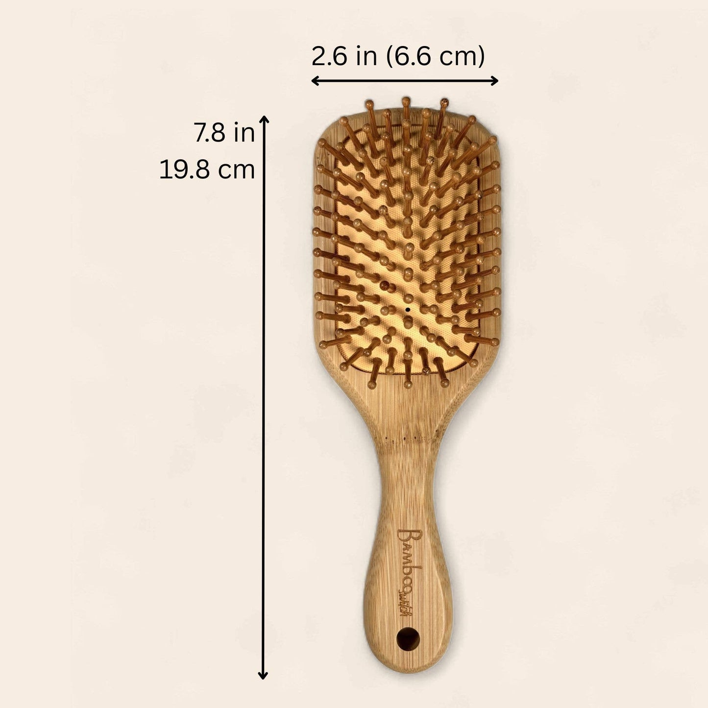 Bamboo Paddle Hairbrush | Small Paddle | Stocking Stuffer