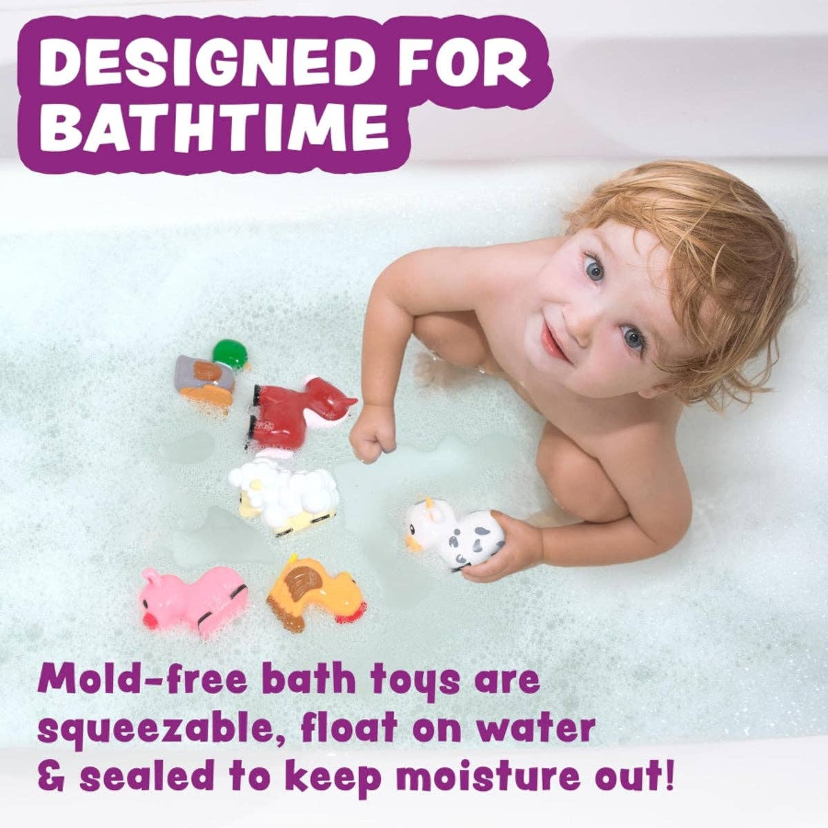 Tub Works® Barnyard™ Mold Free Bath Toys