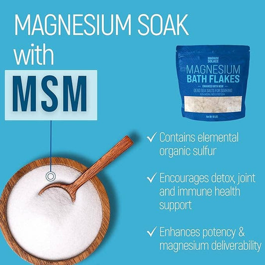 Magnesium Bath Flakes W/ MSM