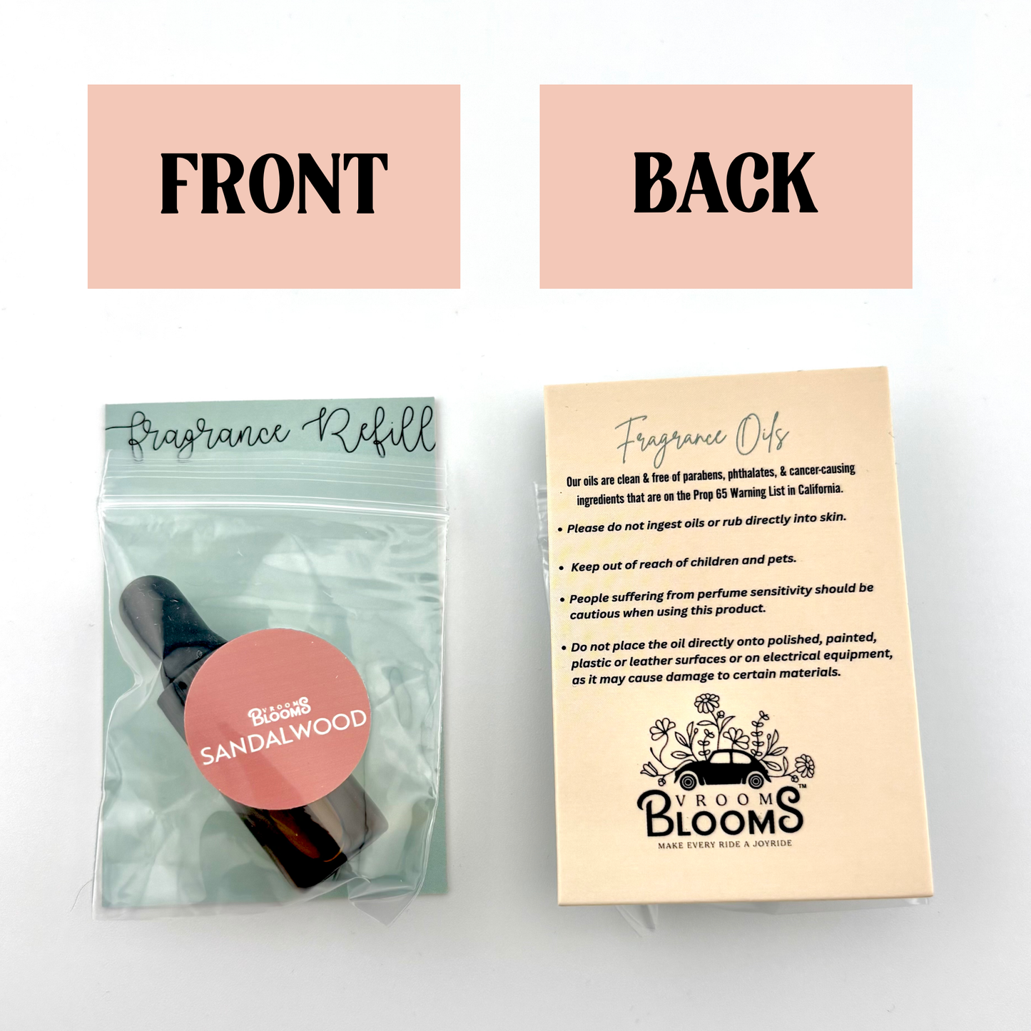 Plant Car Air Freshener Diffuser Refills - Refill Oils ONLY: *Vanilla Pumpkin Marshmallow*